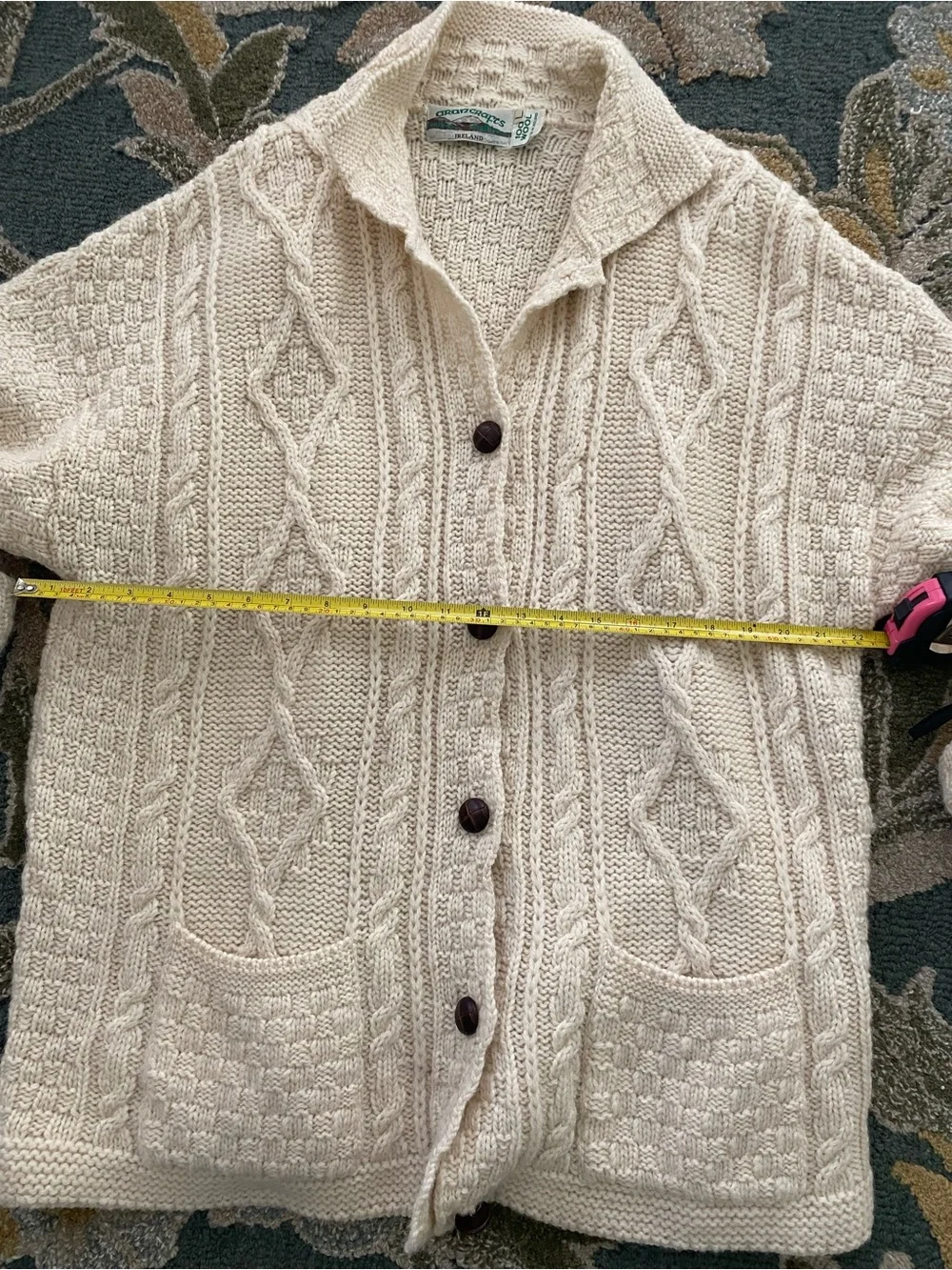 Aran Crafts Wool Cardigan
